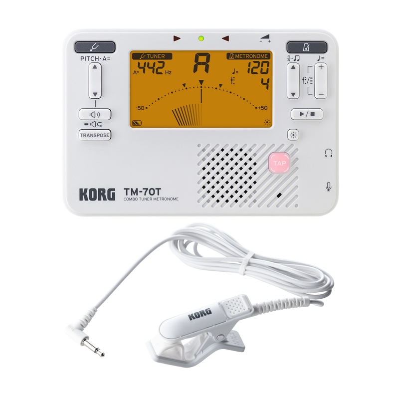 AFINADOR CROMÁTICO KORG TM-70C WH