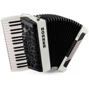 Acordeón De Piano Cromático Hohner Bravo Mycolor Iii 72 Day (Ral 9010)
