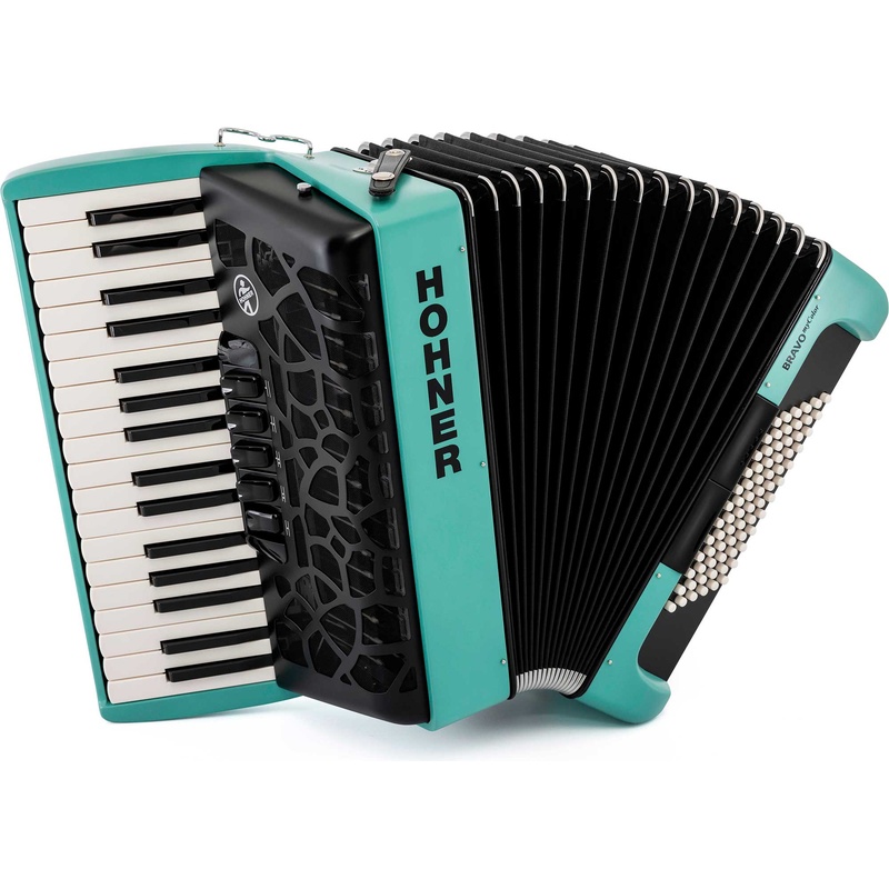Acordeón De Piano Cromático Hohner Bravo Mycolor Iii 72 Wind