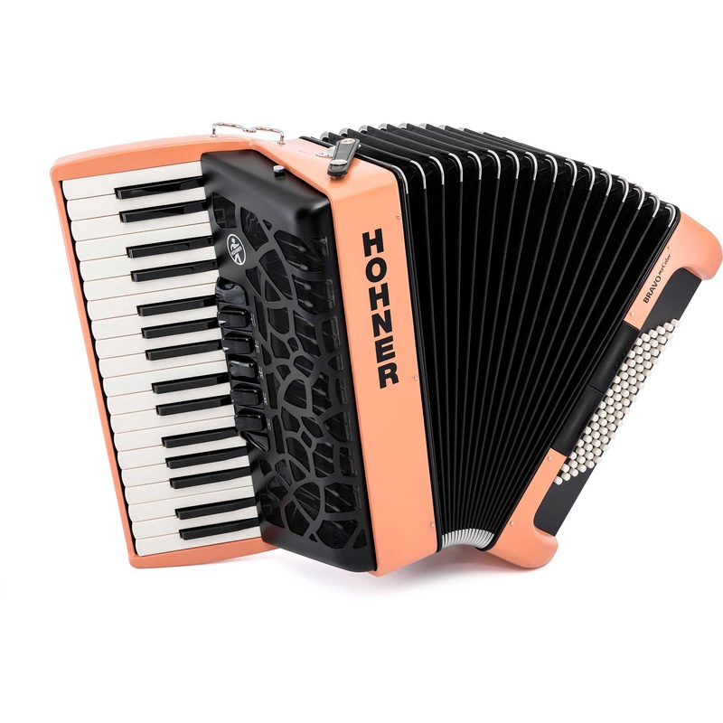 Acordéon Piano Cromático Hohner Bravo Mycolor Iii 72 Sunrise
