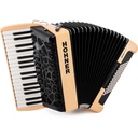 Acordeón De Piano Cromático Hohner Bravo Mycolor Iii 72 Earth (Ral 3012)