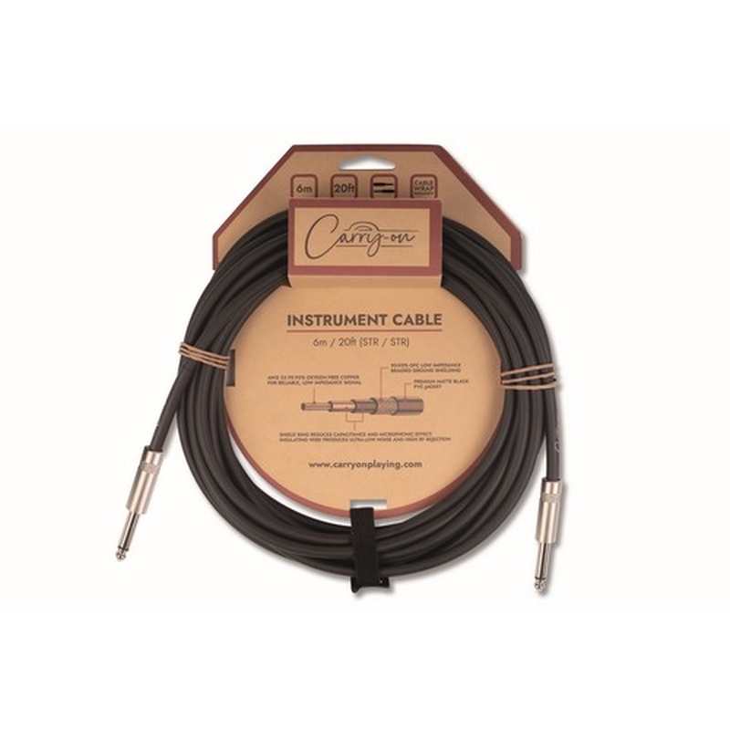 Cable De Instrumento Carry On 6M Ss Recto/Recto