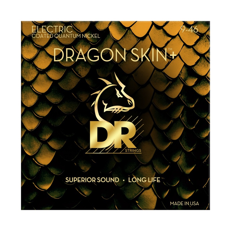 CUERDAS GUITARRA ELECTRICA DR DEQ-9/46 DRAGON SKIN +