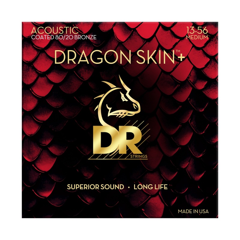 CUERDAS ACUSTICA DR DA8-13 DRAGON SKIN