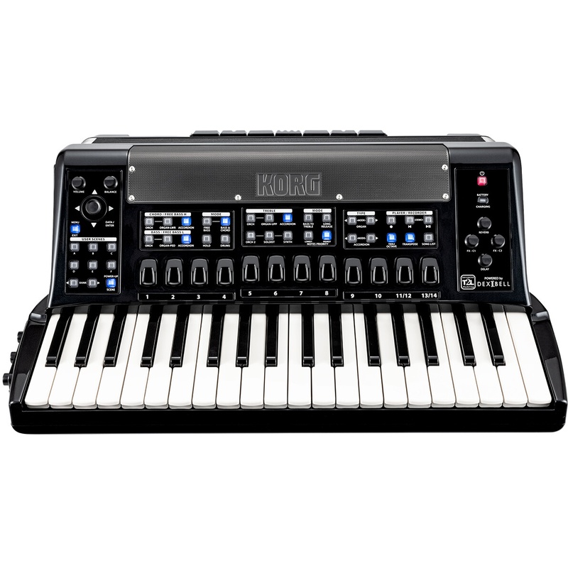 Acordeón De Piano Cromático Korg Fisa Suprema C