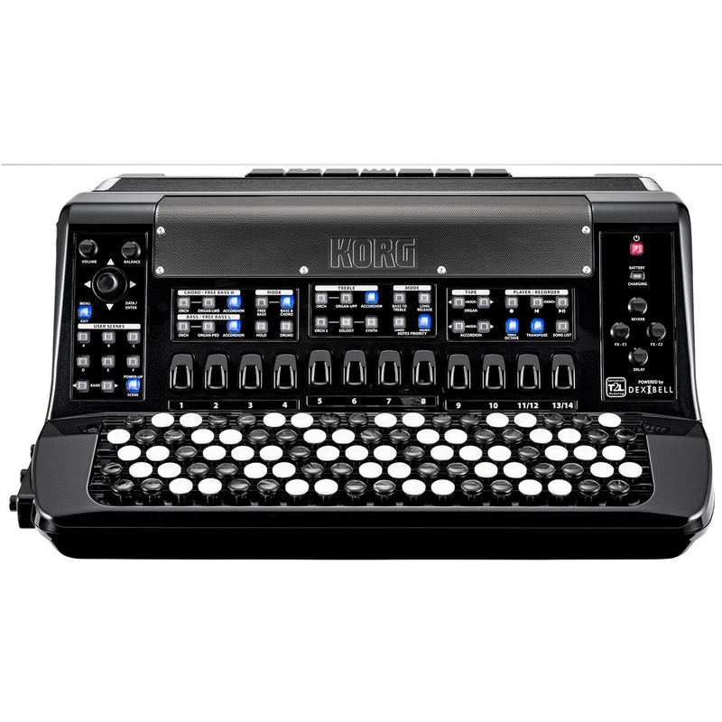 Accordion Piano Cromatic Korg Fisa Suprema C Botones