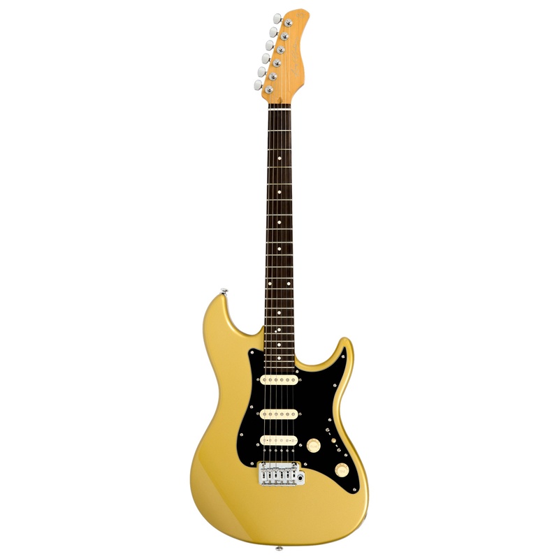 Guitarra Eléctrica Sire Guitars S3 Hss New Gen Mgo Metallic Gold