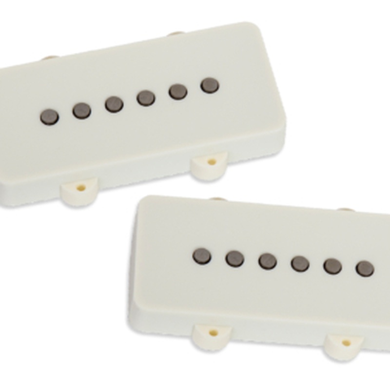 PICKUP SEYMOUR DUNCAN SET JAZZMASTER SILENCER HOT PARCHMENT