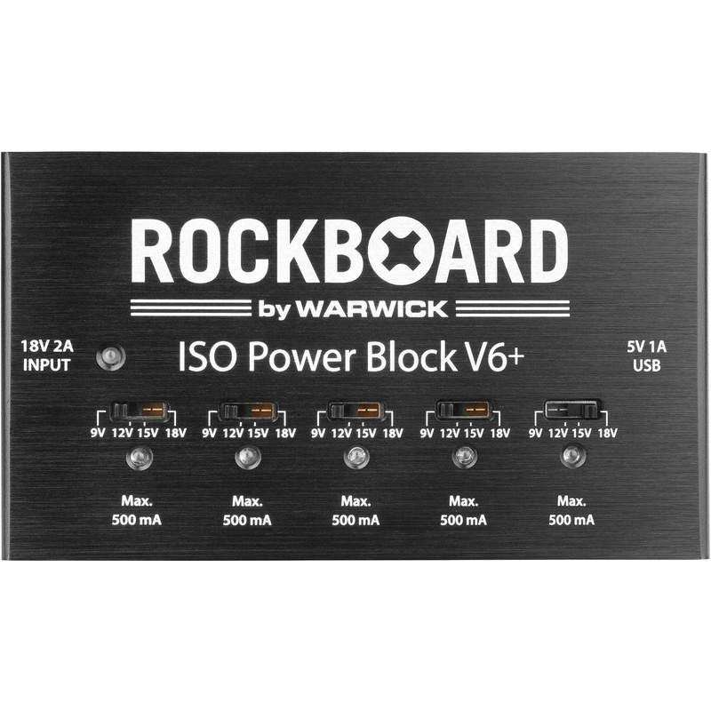 FUENTE DE ALIMENTACIÓN ROCKBOARD ISO POWER BLOCK V6+