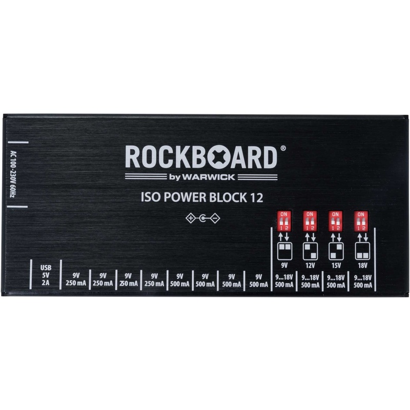 FUENTE DE ALIMENTACIÓN MÚLTIPLE ROCKBOARD ISO POWER BLOCK V12 IEC