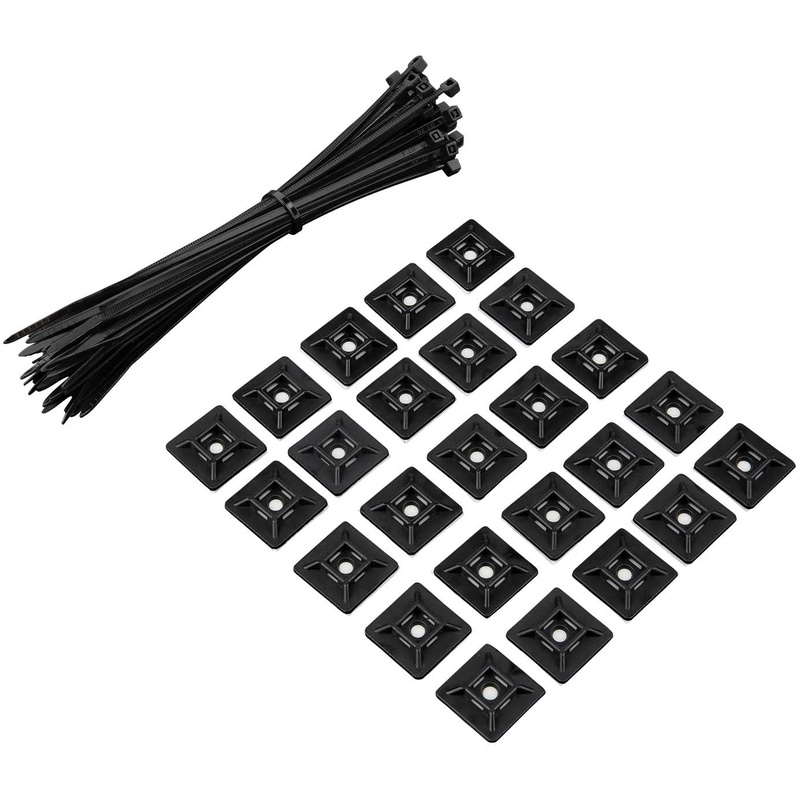 Cable Set Rockboard 50 Cableties 25 Holder