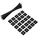 Cable Set Rockboard 50 Cableties 25 Holder