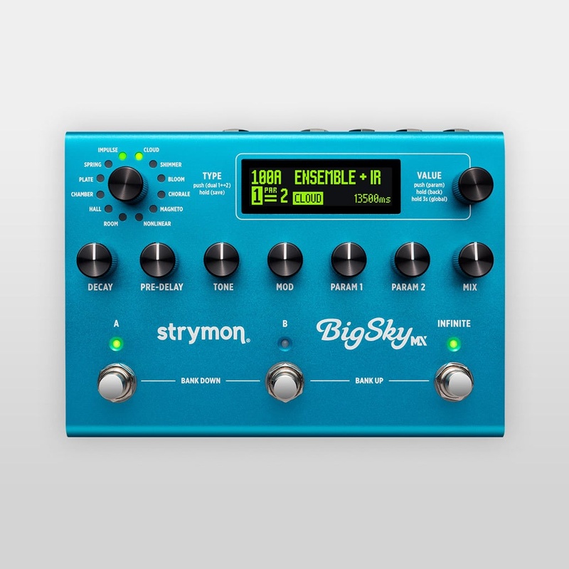 PEDAL DE REVERB STRYMON REVERB BIG SKY MX