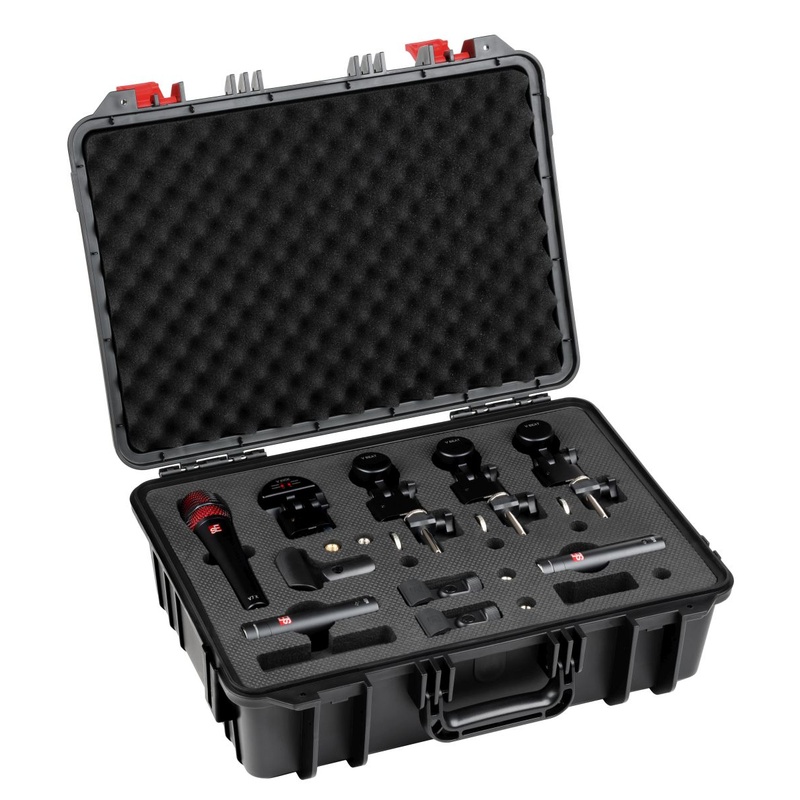 SET DE MICRÓFONOS DE BATERÍA SE ELECTRONICS V-PACK ARENA BK