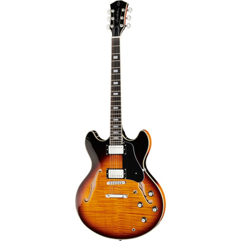 Guitarra Eléctrica Semi-Hueco Sire Guitars H7 Vs Vintage Sunburst