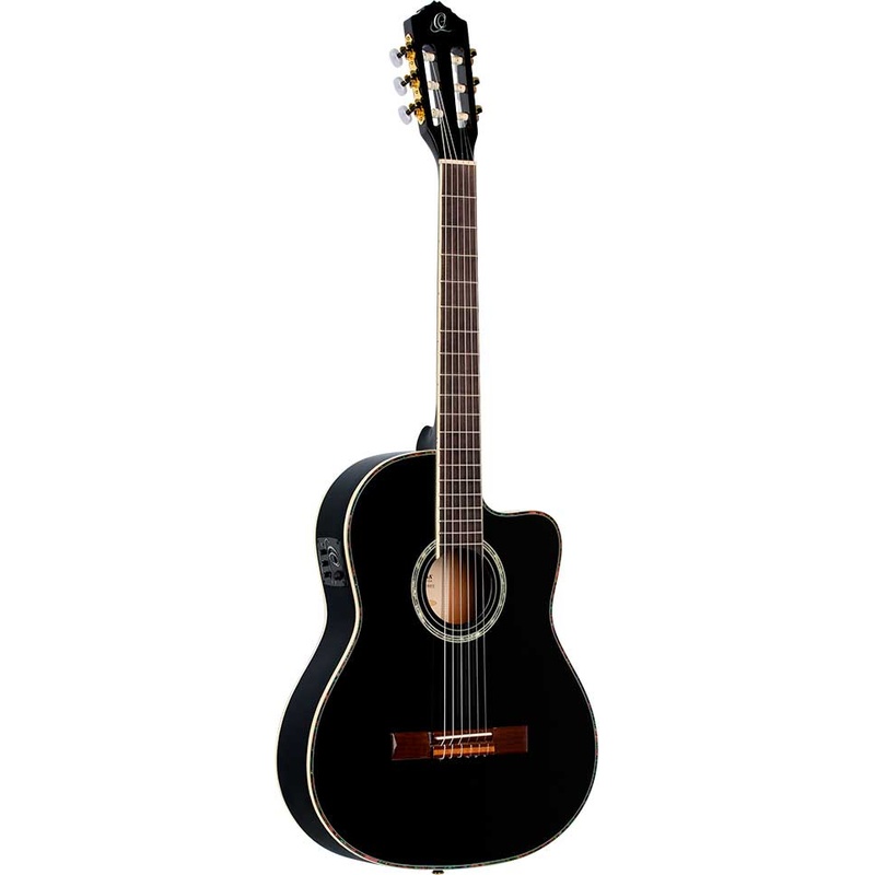 GUITARRA ELECTROACUSTICA ORTEGA RCE145 BK