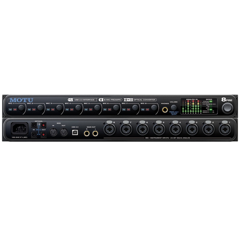 INTERFACE DE AUDIO MOTU 8PRE USB