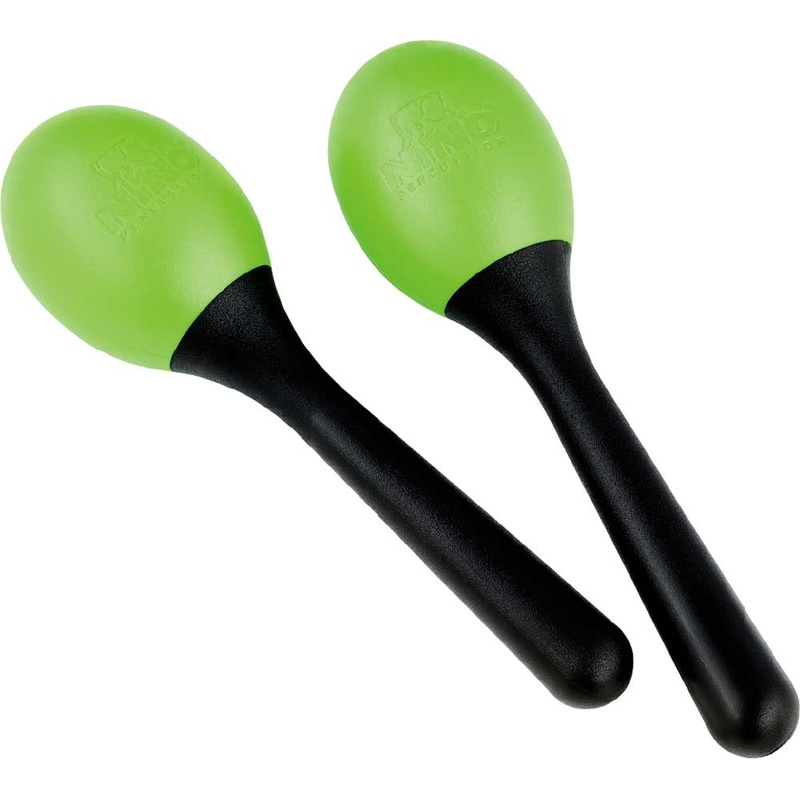 MARACAS DE PLASTICO NINO PERCUSSION NINO569GG VERDE