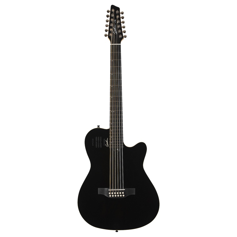GUITARRA ELÉCTRICA 12 CUERDAS GODIN A12 BLACK HG BK