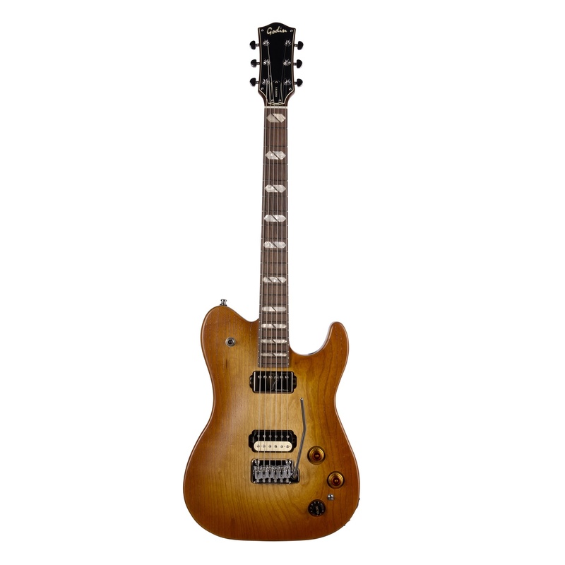 Guitarra Multivoice Godin Radium-X Rustic Burst With Bag