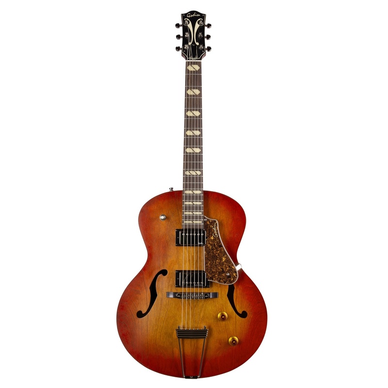 GUITARRA ELÉCTRICA ARCTOP GODIN 5TH AVENUE JUMBO HB MEMPHIS SUN