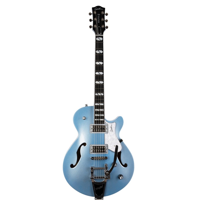 Guitarra Eléctrica Godin Montréal Premiere Ltd Imperial Blue Bag