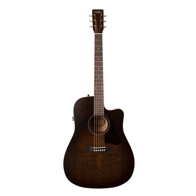 Guitarra Acustica A&L Americana Bourbon Burst Cw Presys Ii