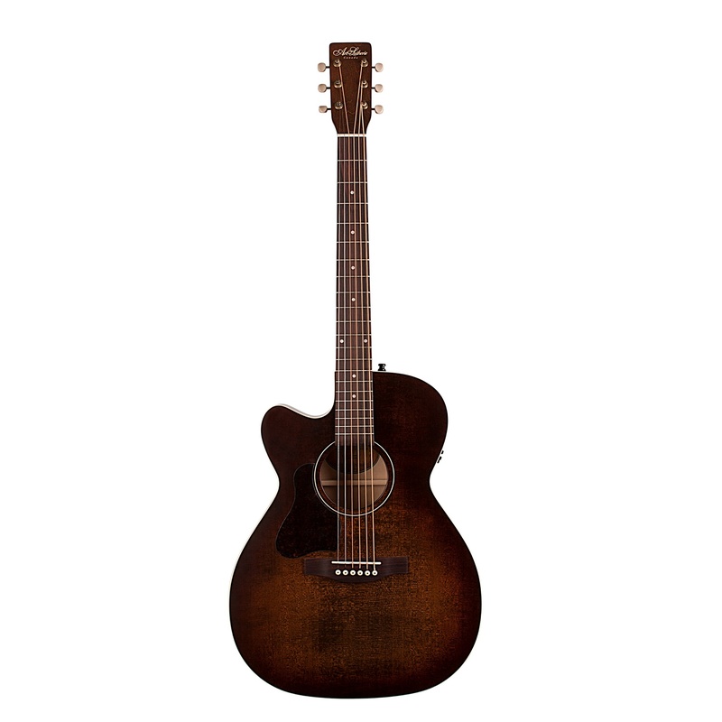 Guitarra Acústica A&L Legacy Cw Left Bourbon Burst Presys Ii
