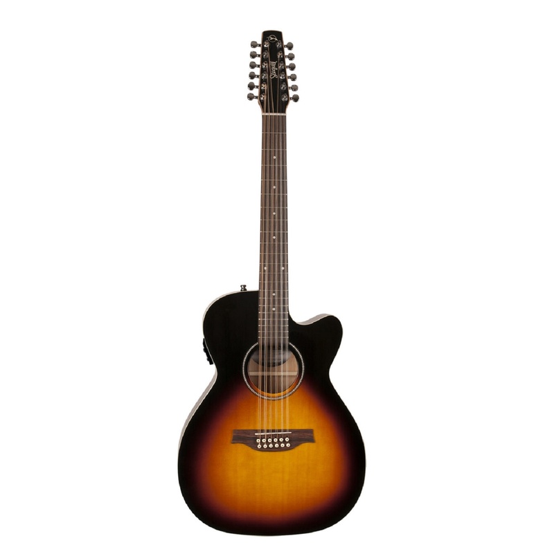 Guitarra Acústica 12 Cuerdas Seagull S12 Ch Cw Spruce Sunburst Gt Presys Ii