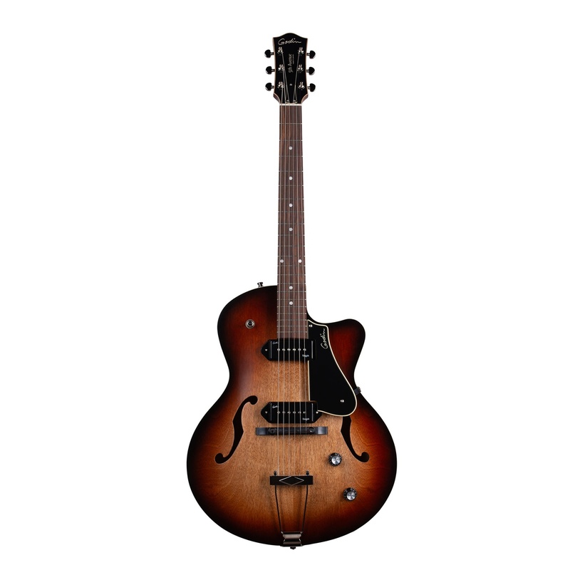 Guitarra Acustica Godin 5Th Avenue Cw Kingpin Ii Vintage Burst