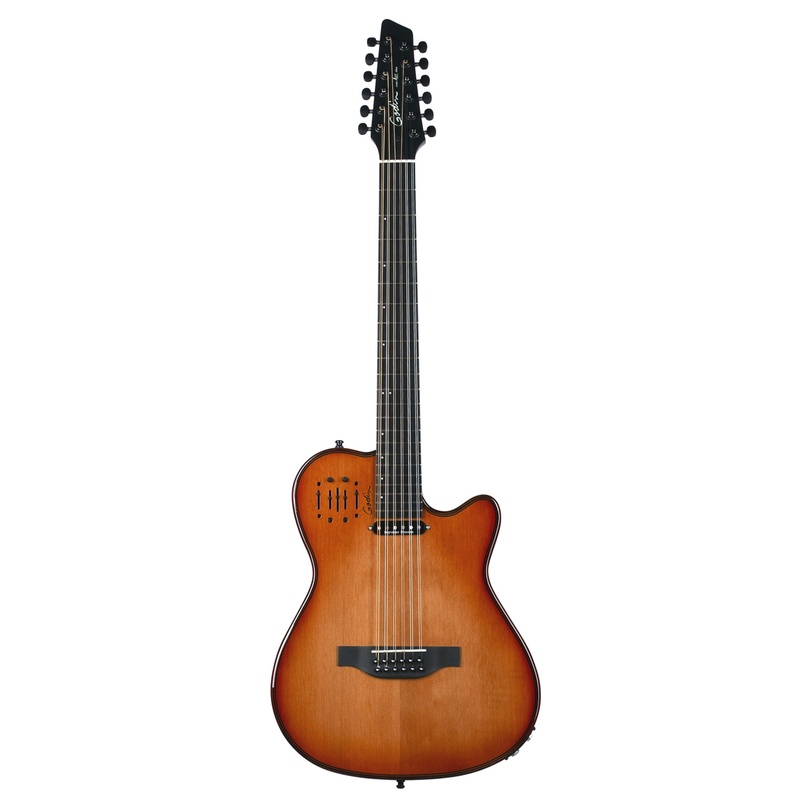 Guitarra Acuéstica Eléctrica Godin A12 Ultra Dlx Lightburst