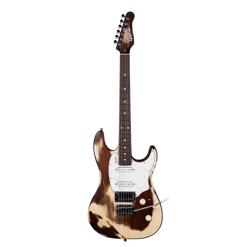 Guitarra Eléctrica Godin Session T-Pro Kanyon Burst Hangover Rn