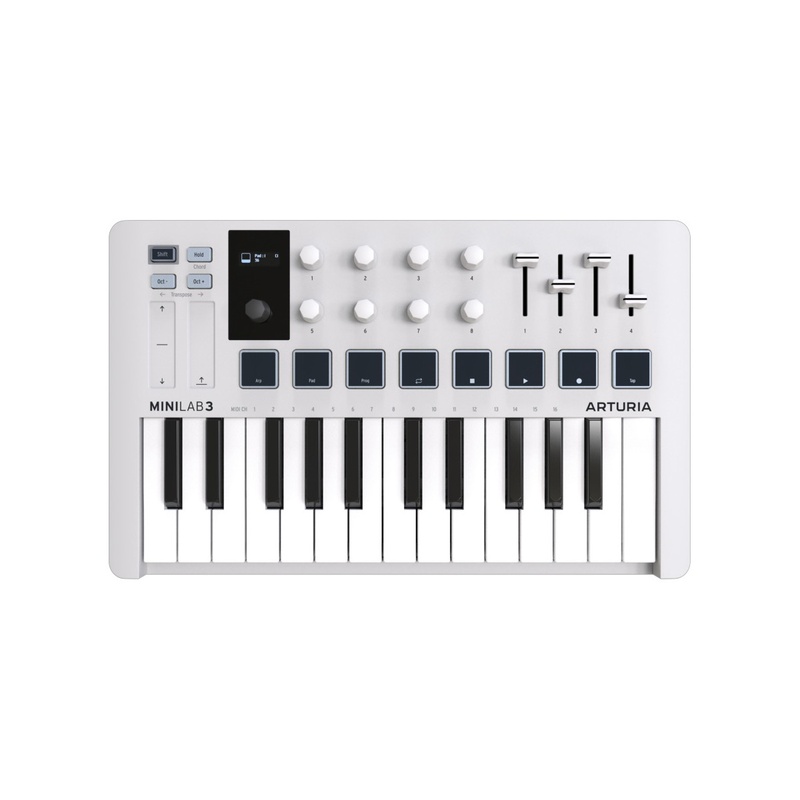 CONTROLADOR MIDI ARTURIA MINILAB 3 WH