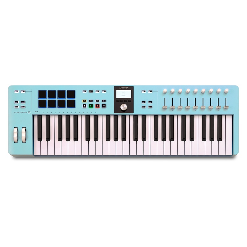 Teclado Controlador Usb Arturia Keylab Essential 49 Mk3 Aquamarine
