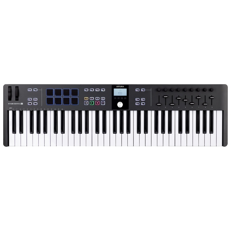 Teclado Controlador Arturia Keylab Essential 61 Mk3 Bk
