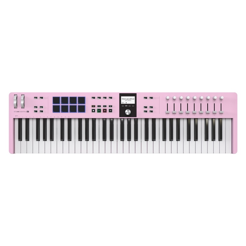 Teclado Controlador Arturia Keylab Essential 61 Mk3 Rose Quartz