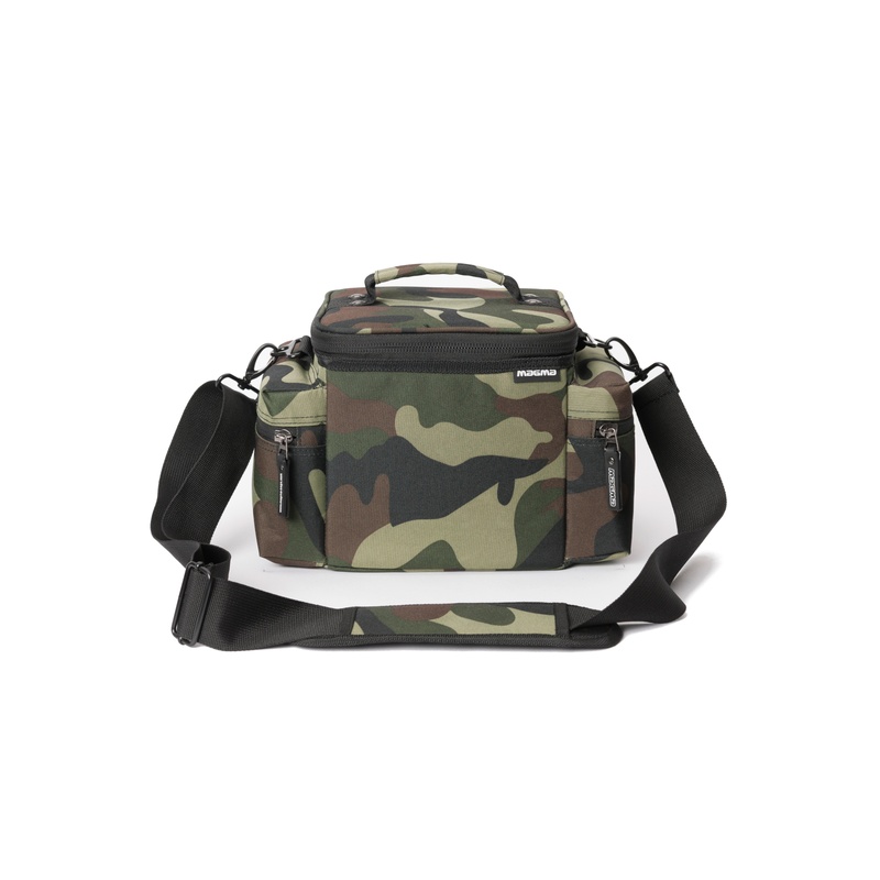 BOLSA DE REGISTROS MAGMA 45 RECORD‑BAG 100 CAMO‑GREEN/BORDEAUX