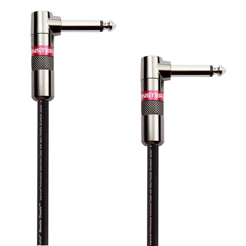 CABLE INSTRUMENTAL MONSTER CABLE CLASSIC 20CM ANGLE-ANGLE