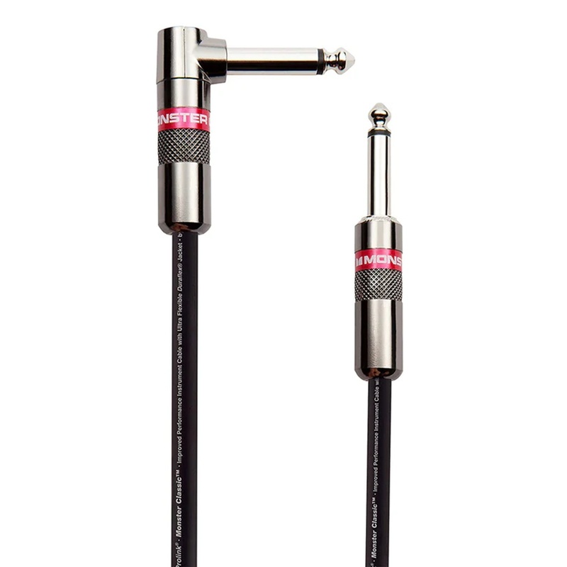 CABLE INSTRUMENTAL MONSTER CABLE CLAS-I-21A 6.4M ÁNGULO
