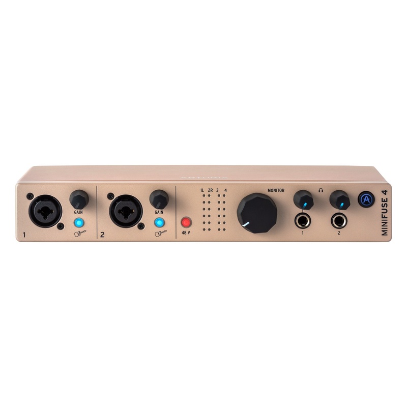 Interfaz De Audio Arturia Minifuse 4 Champagne