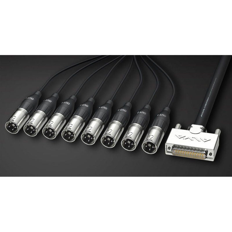 CABLE MULTICANAL ANALÓGICO ALVA AO25-8XPRO5 BK