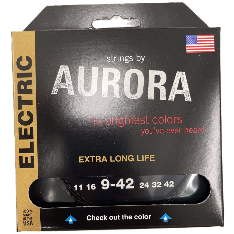 CUERDAS GUITARRA ELÉCTRICA AURORA STRINGS BK 9-42
