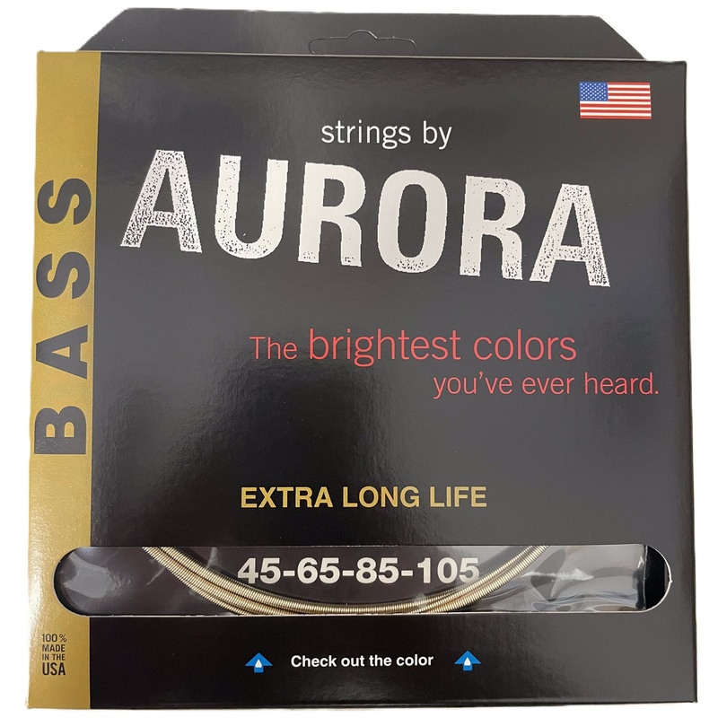 Cuerdas De Bass Aurora Strings Gold 45-105