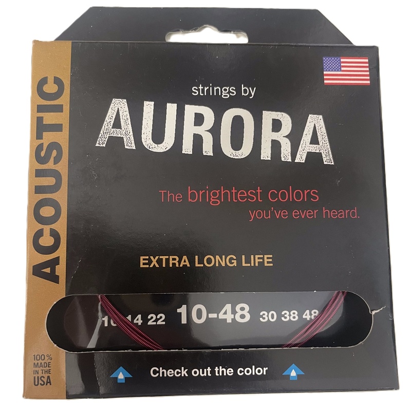 Cuerdas Acustica Aurora Strings Pink 10-48