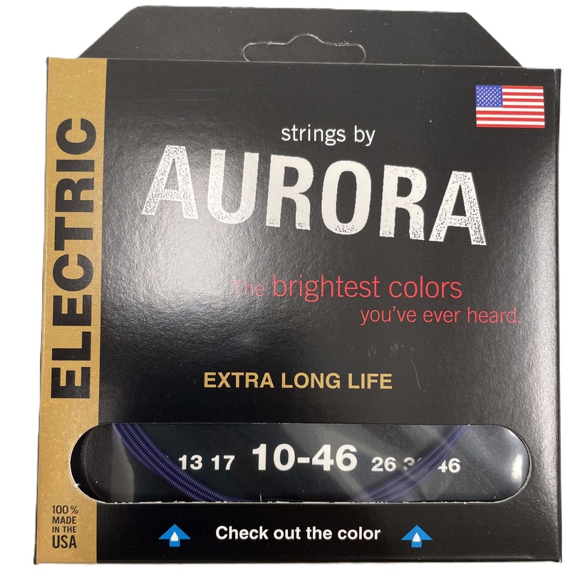 CUERDAS ELÉCTRICA AURORA STRINGS PURPLE 10-46