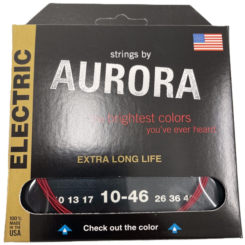 CUERDAS GITARRA ELÉCTRICA AURORA STRINGS RED 10-46