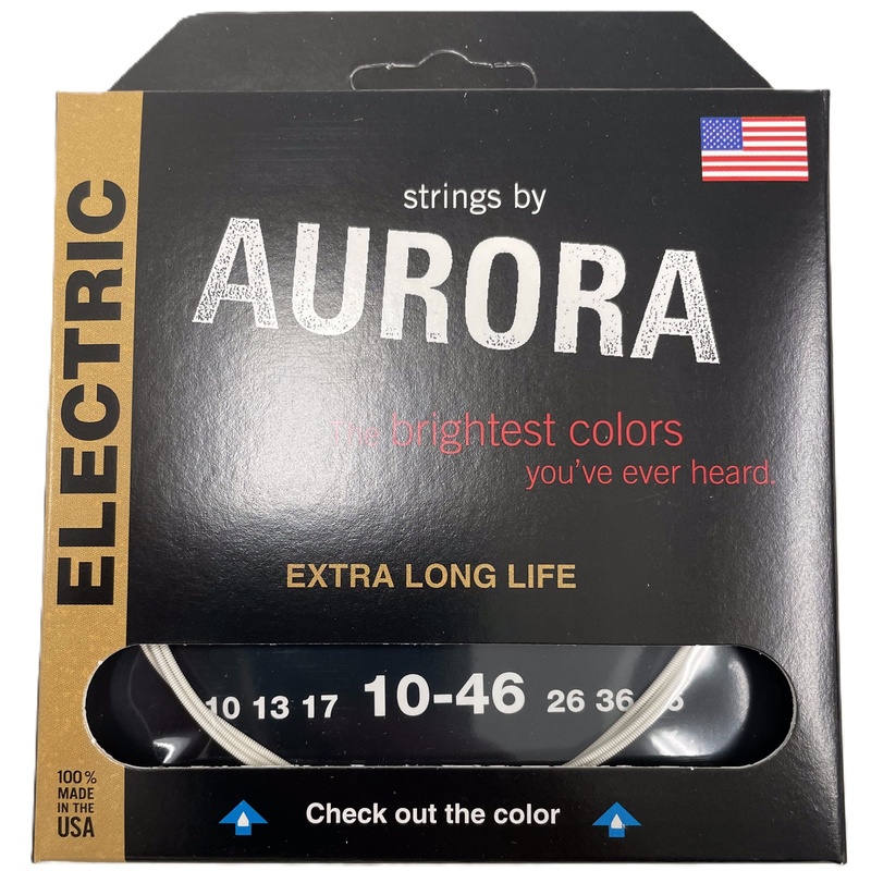 CUERDAS GUITARRA ELÉCTRICA AURORA STRINGS WH 10-46