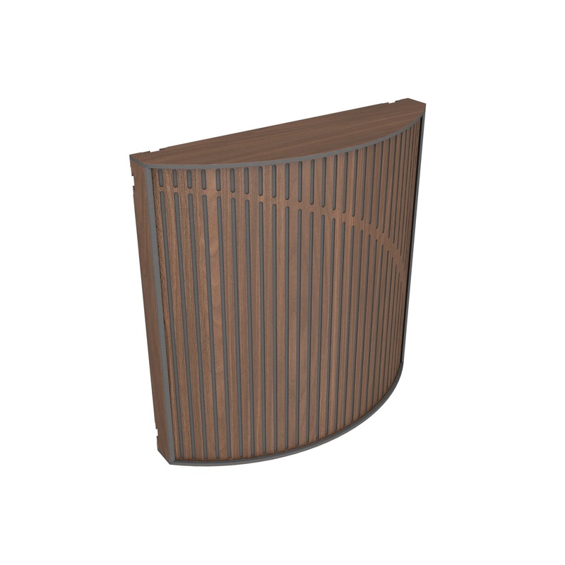 Cajón De Altavoz Vicoustic Cinema Round Ultra Fuser D Walnut 2U