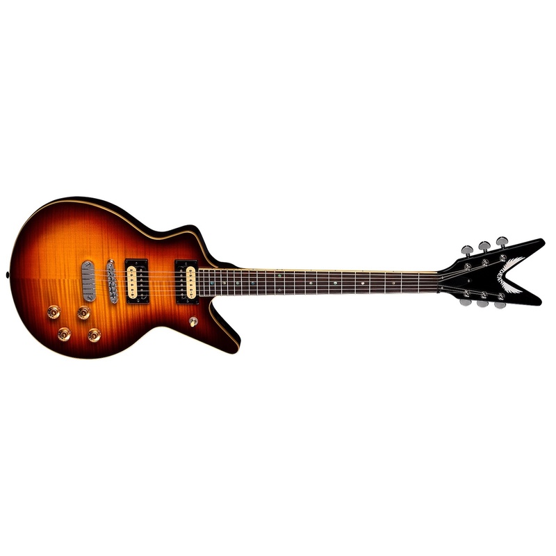 GUITARRA ELÉCTRICA DEAN CADI 1980 FLAME MAPLE TRANS CHERRY SUNBURST