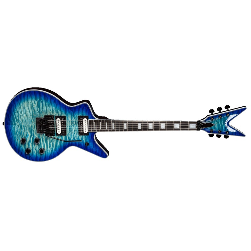 GUITARRA ELÉCTRICA DEAN CADI SELECT QUILT TOP FLOYD OCEAN BURST